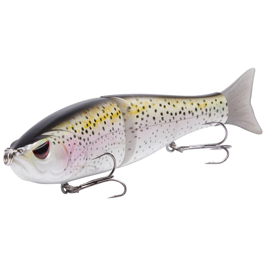 Bassdash Glide Baits for Pike Salmon Trout Topwater Single-Jointed Swimbait Bass Fishing Lure 11.43cm/18.5g 17.78cm/62.5g