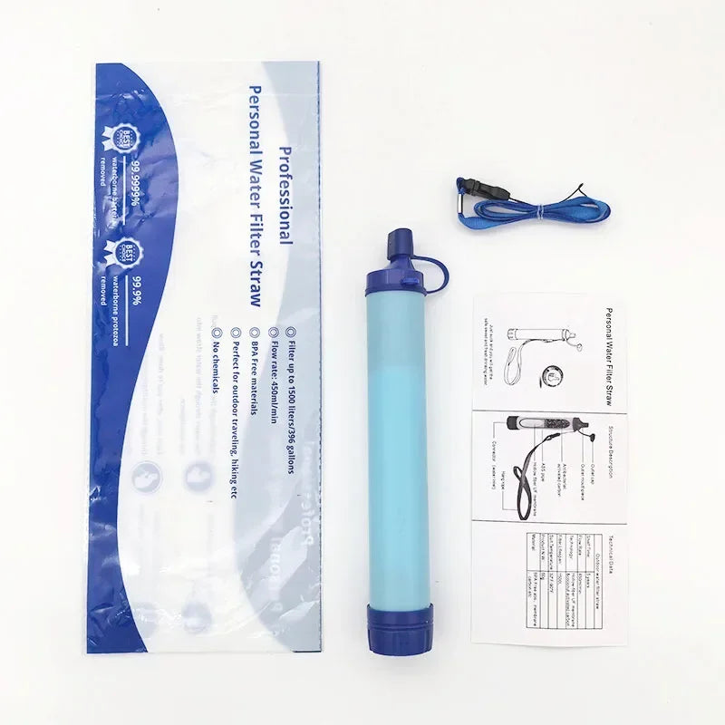 Outdoor Water Purifier Emergency Life Survival Tool