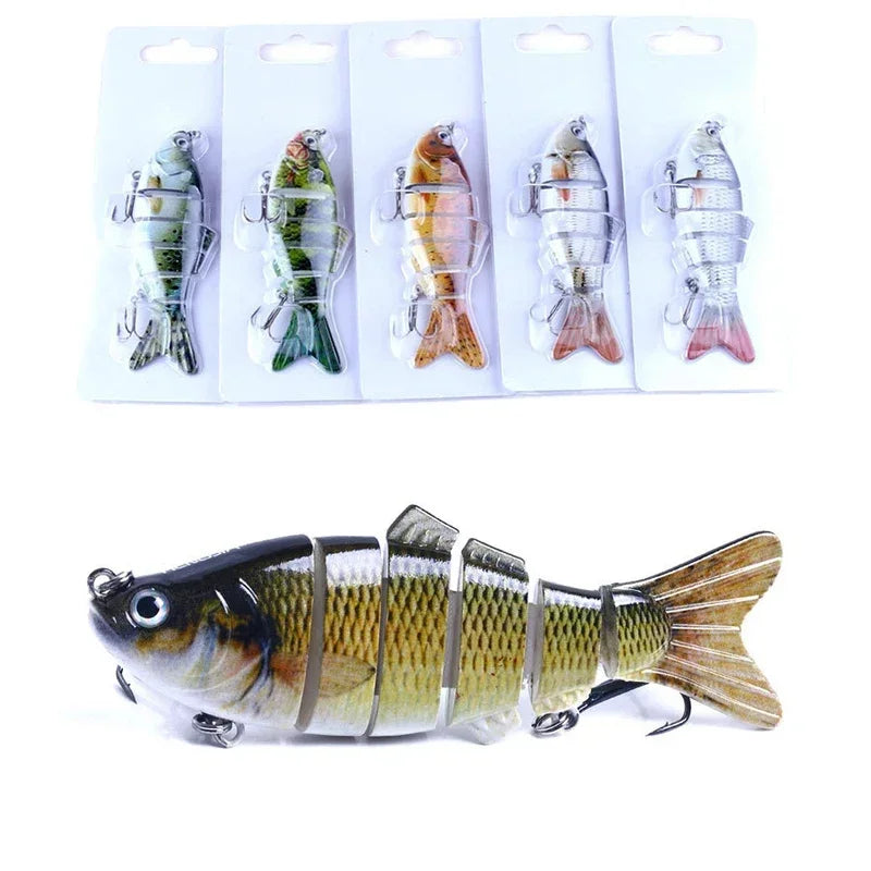 Swimbait 7 Segment Fishing Artificial Bait