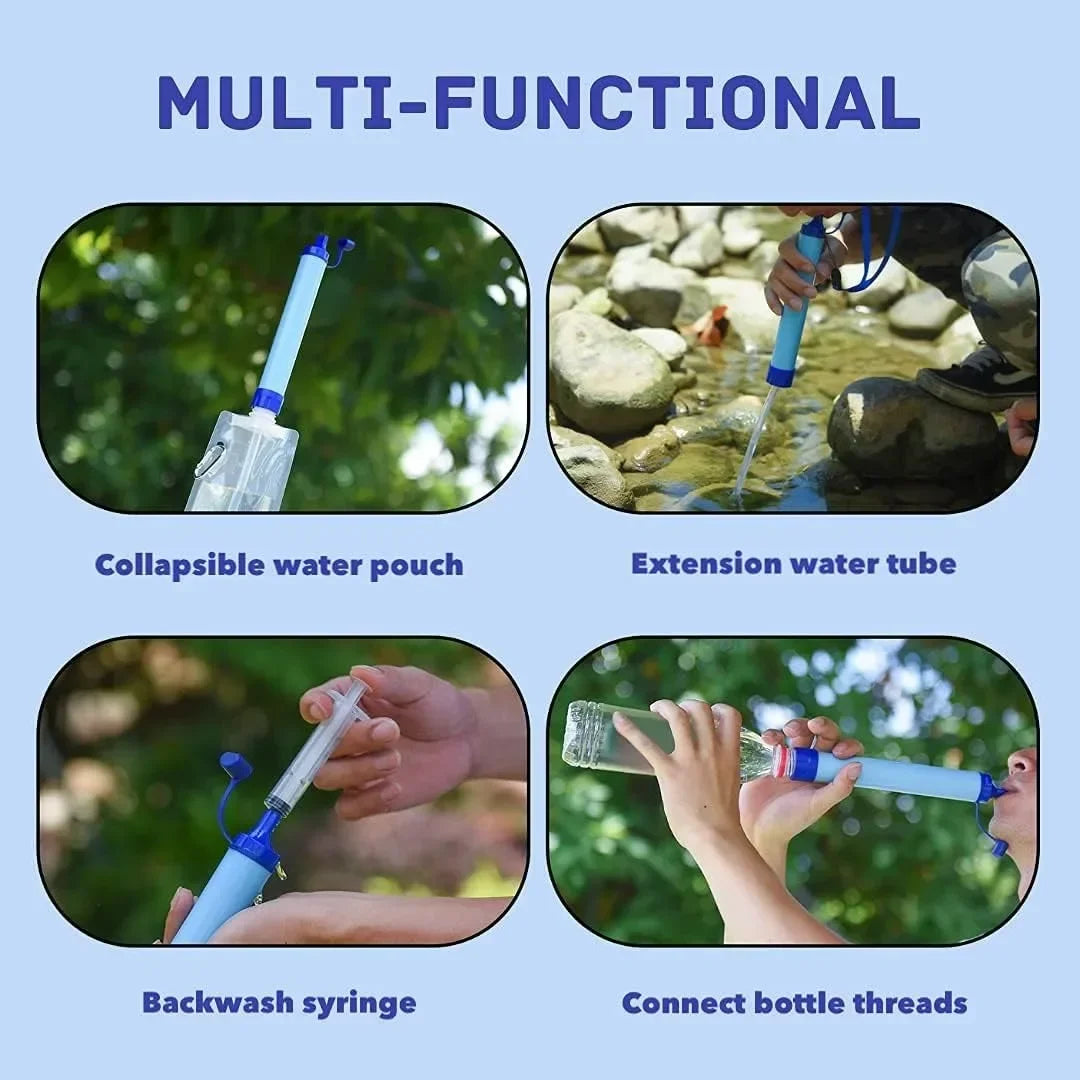 Outdoor Water Purifier Emergency Life Survival Tool