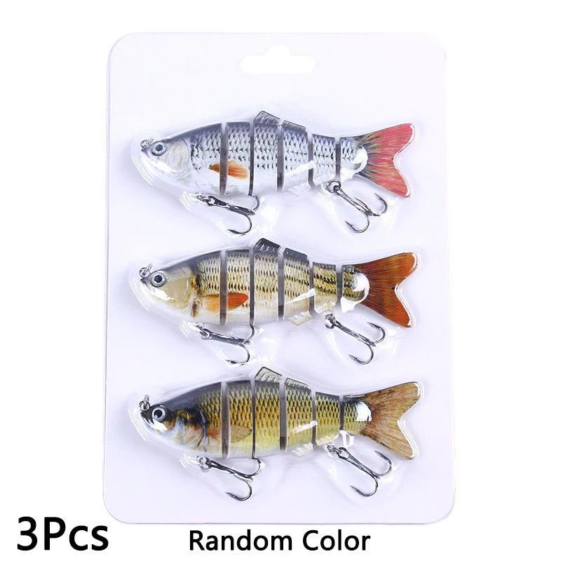 Swimbait 7 Segment Fishing Artificial Bait