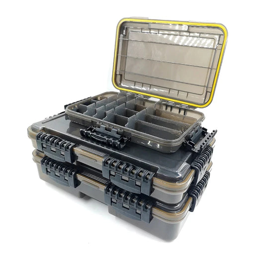 Large-Capacity Waterproof Fishing Tackle Box