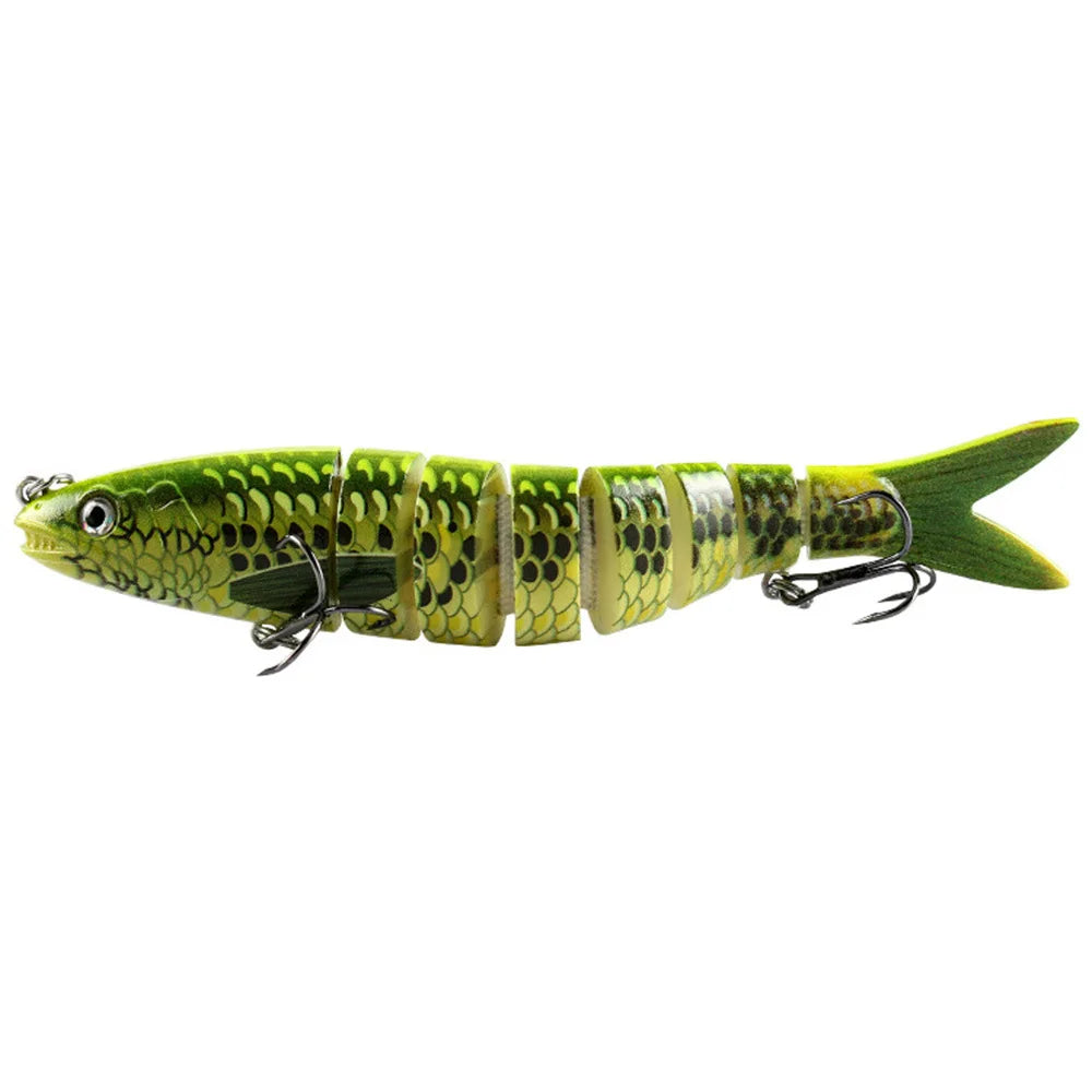 Swimbait 7 Segment Fishing Artificial Bait Hard Lures Multi Jointed 13.5cm Wobblers for Pike Trolling Crankbait