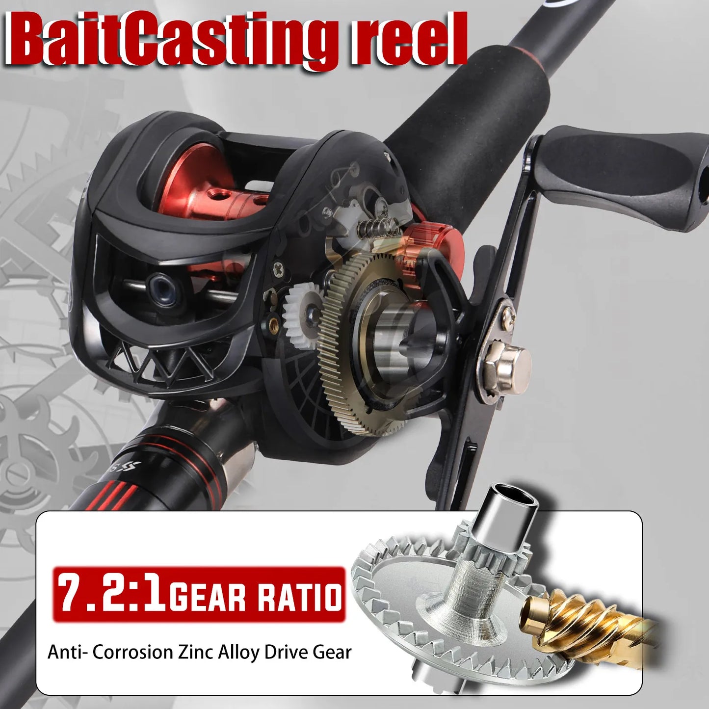 Sougayilang Fishing Rod Reel Combo 1.8~2.1m Carbon Fiber