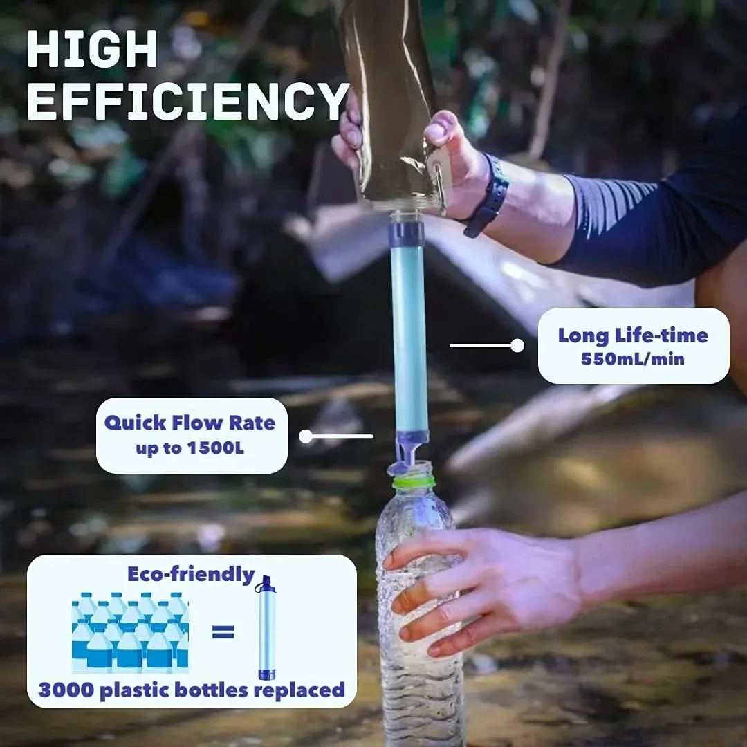 Outdoor Water Purifier Emergency Life Survival Tool