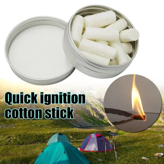 Outdoor Camping Paraffin Swab Survival Fire Starter Tool