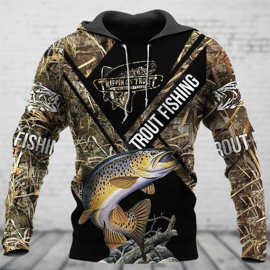 New Men's Clothing Outdoor Fishing Sweatshirt