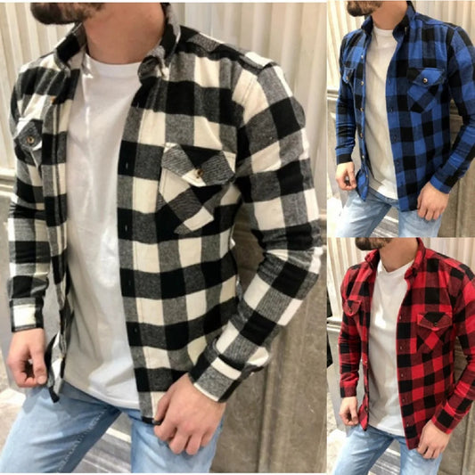 Long Sleeve Checked Flannel