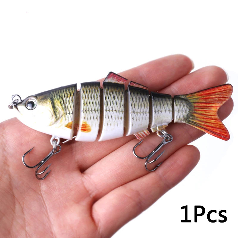 Swimbait 7 Segment Fishing Artificial Bait