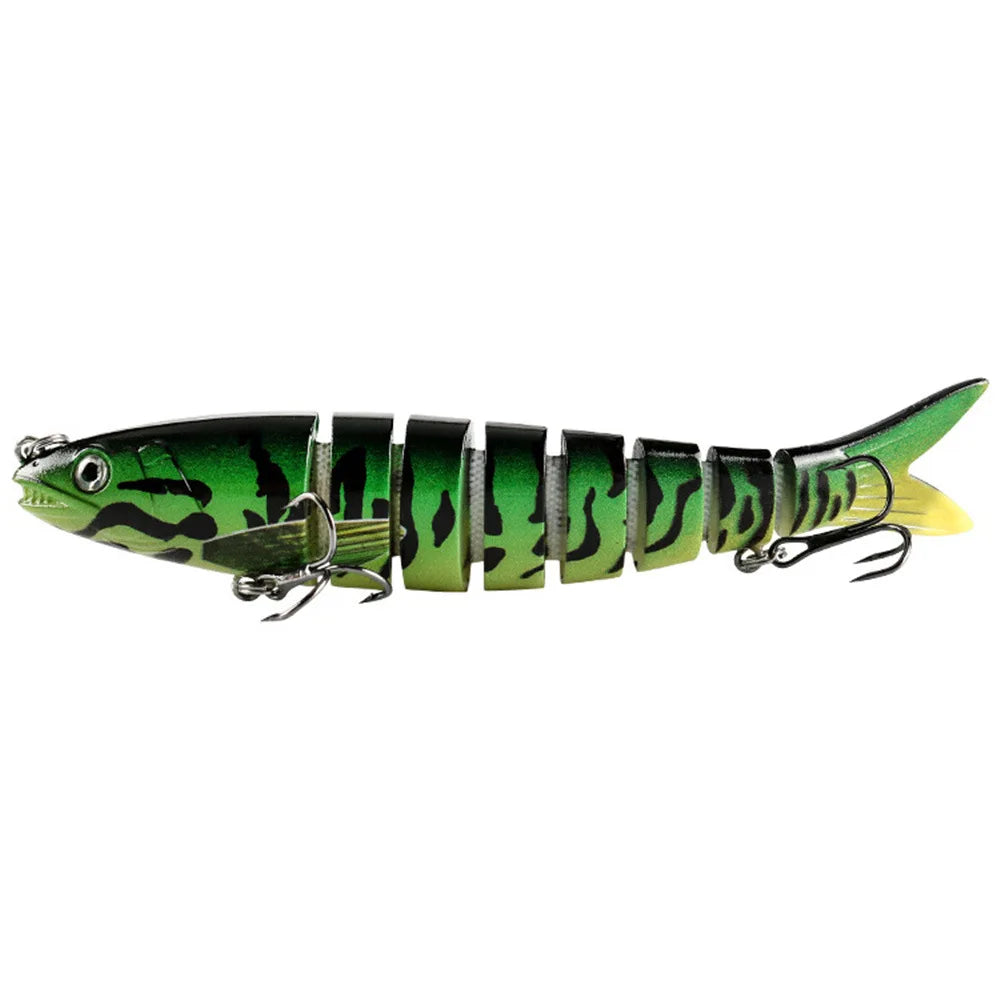 Swimbait 7 Segment Fishing Artificial Bait Hard Lures Multi Jointed 13.5cm Wobblers for Pike Trolling Crankbait